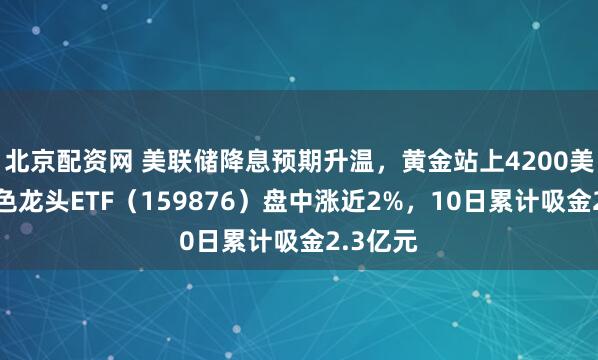 北京配资网 美联储降息预期升温,黄金站上4200美元!有色龙头ETF(159876)盘中涨近2%,10日累计吸金2.3亿元